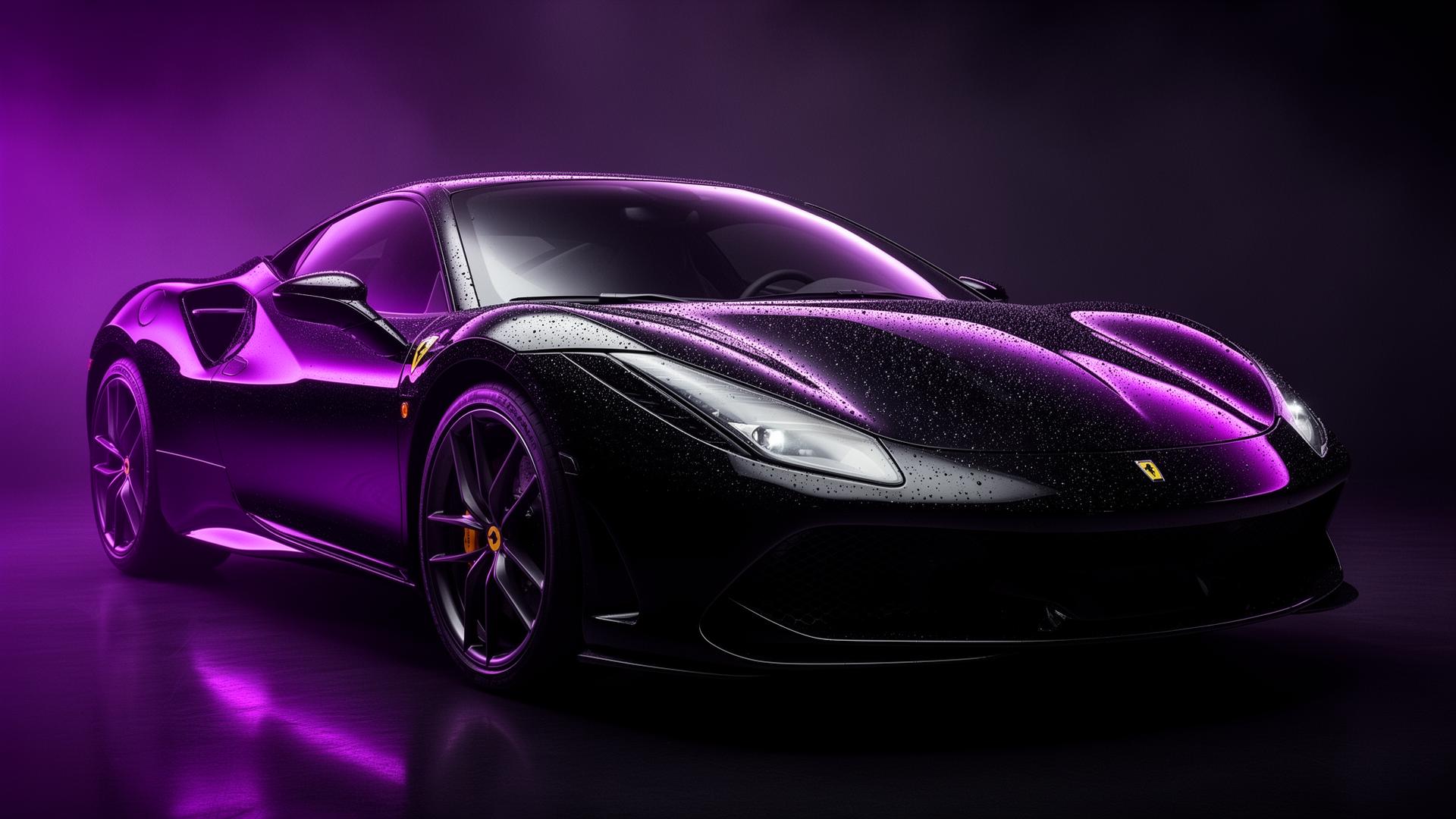 Detailed luxury vehicle